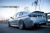 BMW 3 Series M Sport 340i 335i F30 2012 2013 2014 2015 2016 2017 2018 2019 with Aftermarket Parts - Rear Diffuser & Rear Diffuser Undertray Carbon Fiber from Geex Village